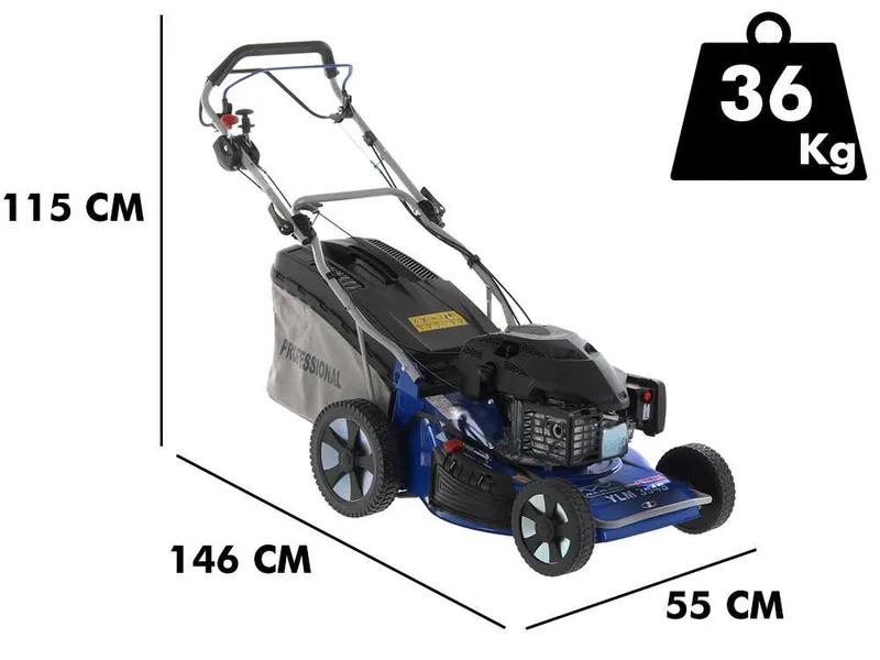 Marina Systems YLM 354S VV - Tondeuse à gazon thermique tractée - Coupe 52 cm - Moteur Yamaha MA190