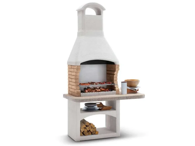 Palazzetti Boavista - Barbecue à bois et charbon en maçonnerie