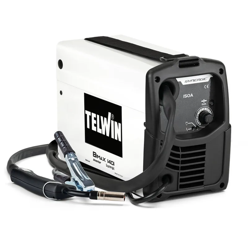 Telwin Bimax 140i Synergic - Poste à souder Inverter à fil FLUX (NO GAZ), à courant continu (DC)