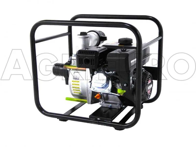 Motopompe thermique Koshin STV-80X pour eaux semi-chargées avec raccords de 80 mm