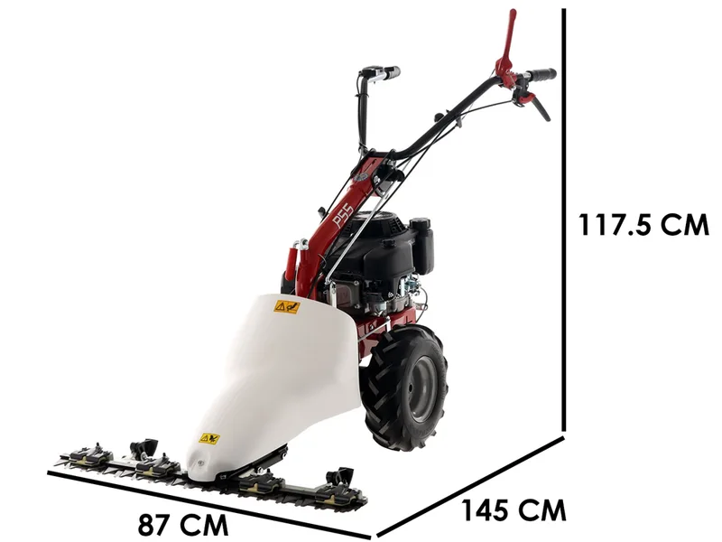 Eurosystems P55 - Motofaucheuse multifonction bilame - Loncin 196 OHV