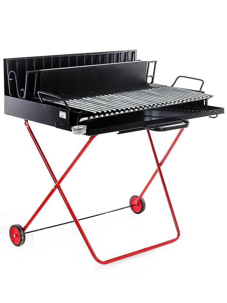 Pegoraro Angelo 323 Maxi - Barbecue portable à bois et charbon - Pliant