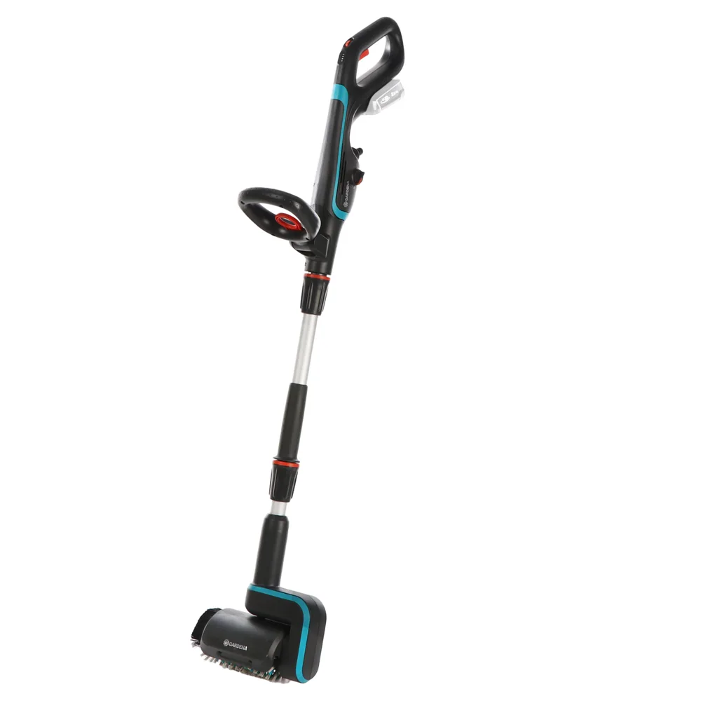 Gardena AquaBrush Patio 03/18V P4A Solo - Nettoyeur de sols à batterie