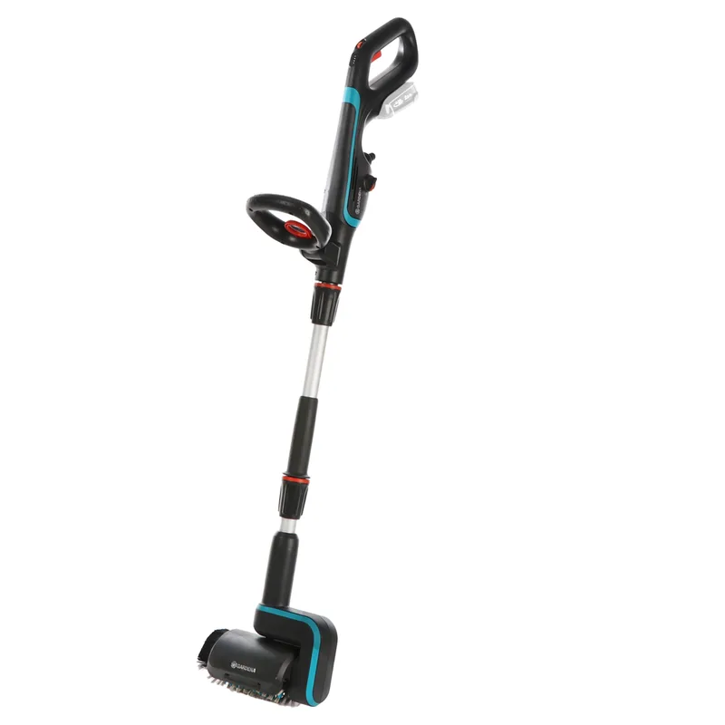 Gardena AquaBrush Patio 03/18V P4A Solo - Nettoyeur de sols à batterie