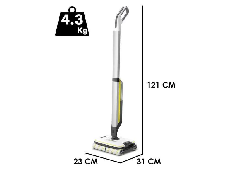 Karcher FC 7 Cordless EU - Nettoyeur de sols à batterie - 3 en 1 : lave, sèche et aspire