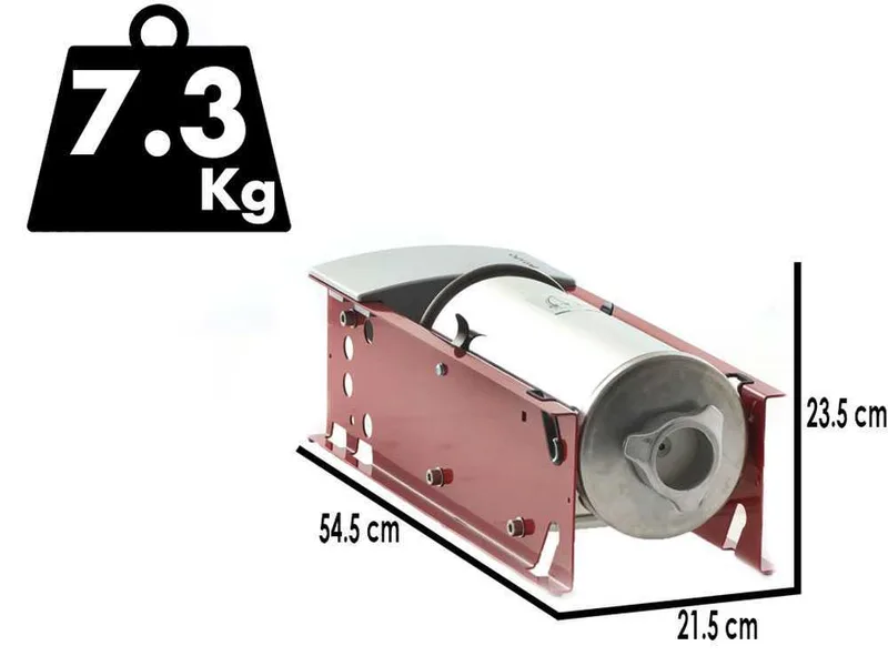 Tre Spade Mod. Star 5 Rouge - Poussoir à saucisse manuel 5 kg - 2 vitesses
