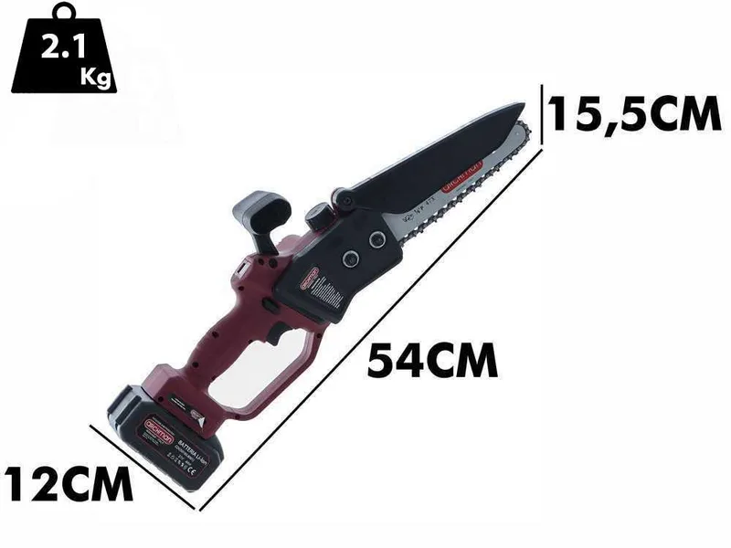 Archman PE01X - Élagueuse électrique à batterie - 2x 21V 4Ah