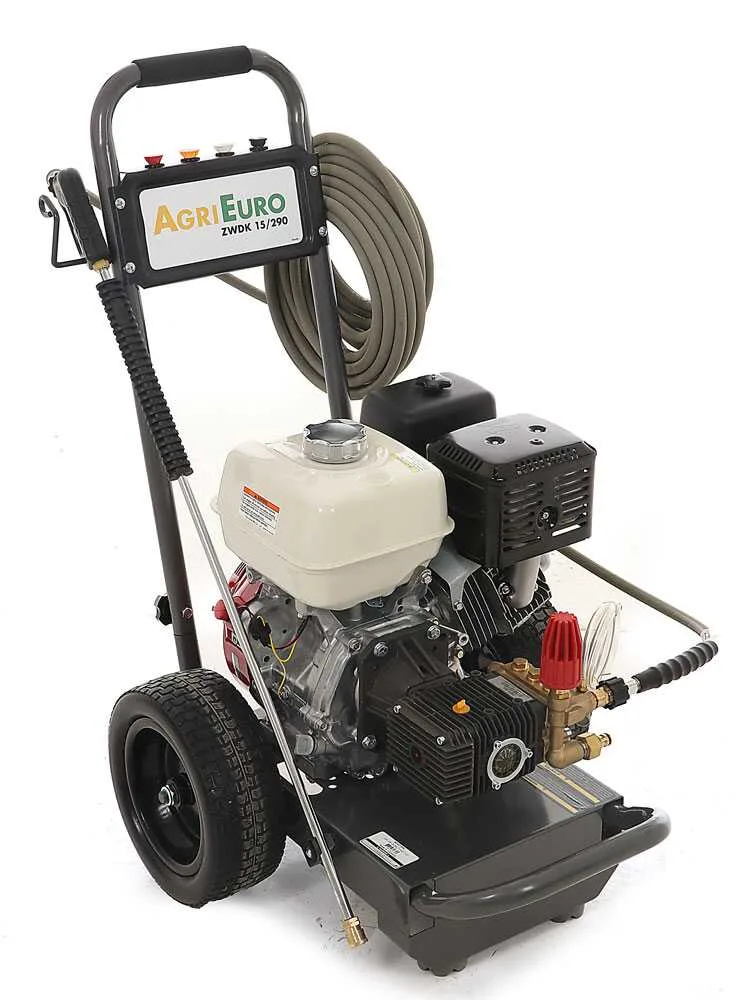 Nettoyeur haute pression thermique professionnel zwdk 15/290 - 290 bar - 900 l/h - Avec pompe Comet zwd-k - moteur Honda gx 390