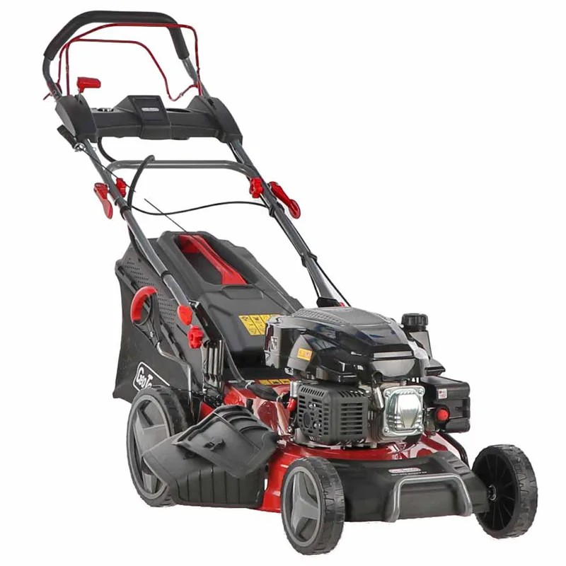 GeoTech Pro S53-225 BMSGW ES - Tondeuse à gazon tractée 4en1 - Démarrage électrique
