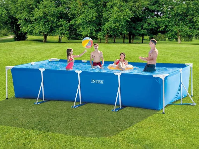 Intex Rectangular Frame 28273NP - 450x220x84 cm - Piscine