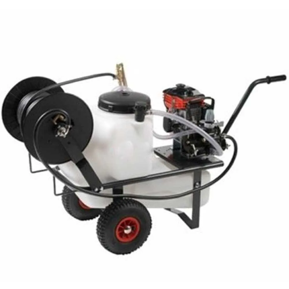 Groupe motopompe de pulvérisation Comet MC 25 - Honda GP 160 et chariot avec cuve 55 L