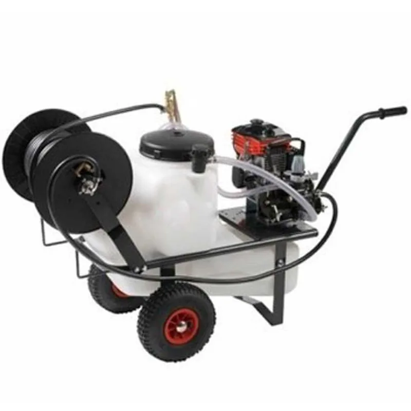 Groupe motopompe de pulvérisation Comet MC 25 - Honda GP 160 et chariot avec cuve 55 L