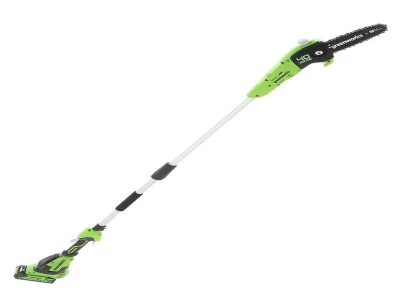 Greenworks G40PSFK2 - Élagueuse à batterie sur perche de rallonge - Batterie de 40V 2Ah