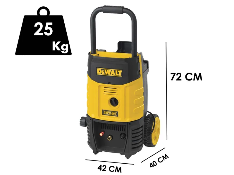 Nettoyeur haute pression dewalt dxpw 003E - Pression max 160 bars