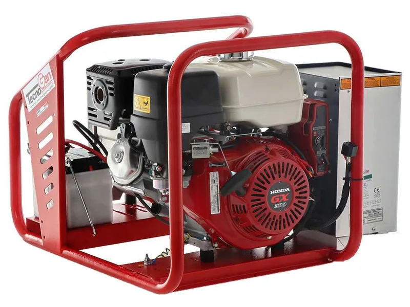 TecnoGen H8000 E/A - Groupe électrogène 5.8 kW monophasé - Continu 5.2 kW Monophasé + ATS