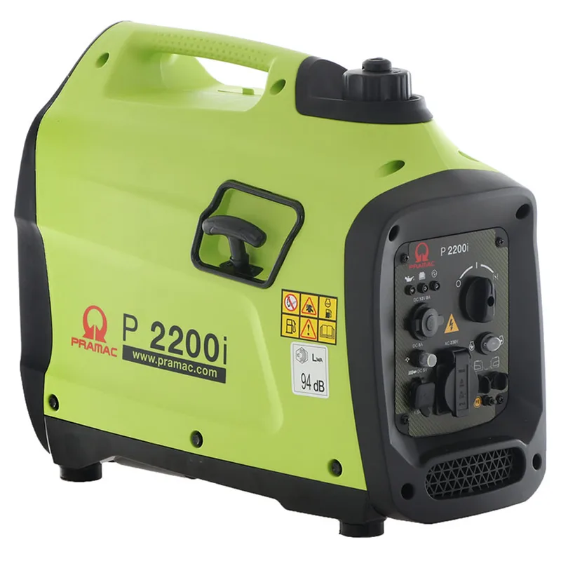 Pramac P2200i - Groupe électrogène à inverter insonorisé 2.1 kW - Continu 1.9 kW Monophasé