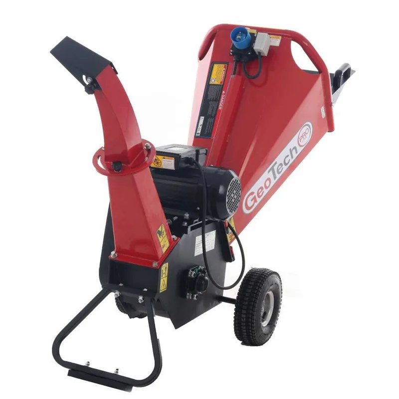GeoTech Pro PCS 30ES - Broyeur de branches avec moteur électrique - Monophasé 3 CV