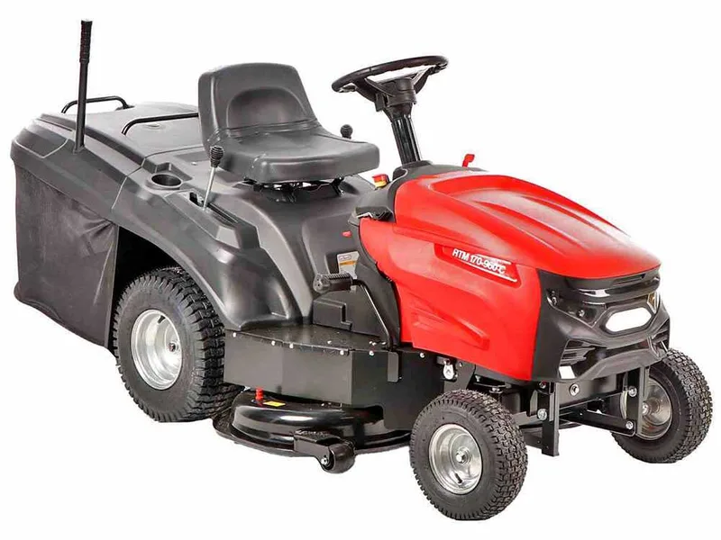 GeoTech RTM 170-960 C - Tracteur tondeuse - Boîte mécanique - Bac de ramassage