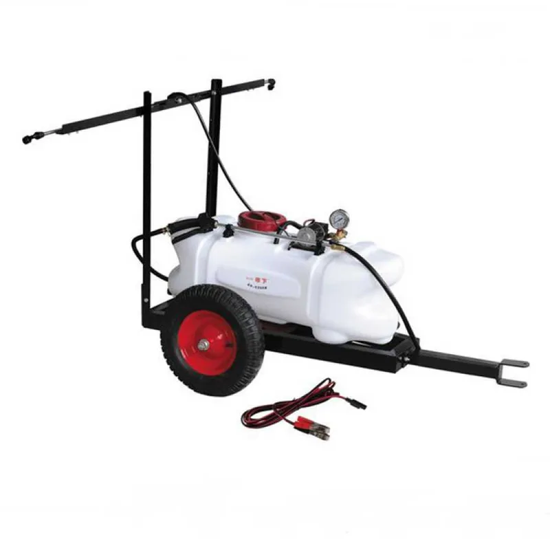 GeoTech CZ60D - Cuve de pulvérisation pour tracteur tondeuse - Pompe 12V - 60L