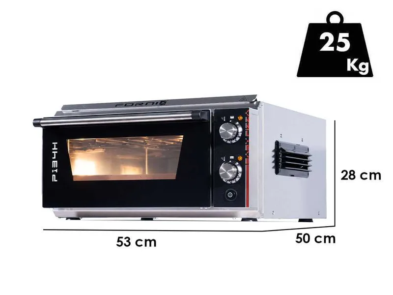 Effeuno Easy Pizza Classic P134H - Four électrique à pizza - 3000 W