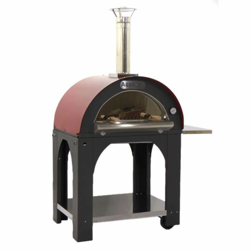 Four à pizza à bois d'extérieur Cibus Red - 4 pizzas
