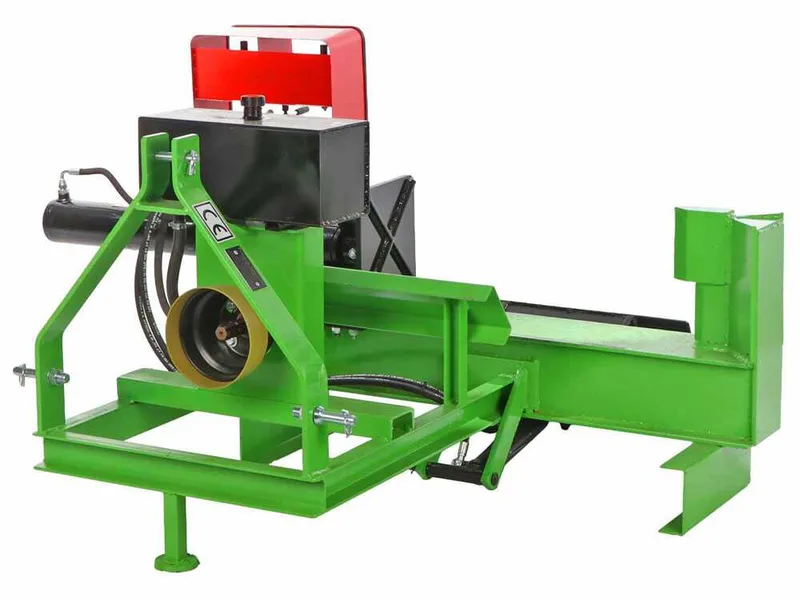 Seven Italy 25T - Fendeuse à bois pour tracteur - Horizontale - Plateforme de chargement hydraulique