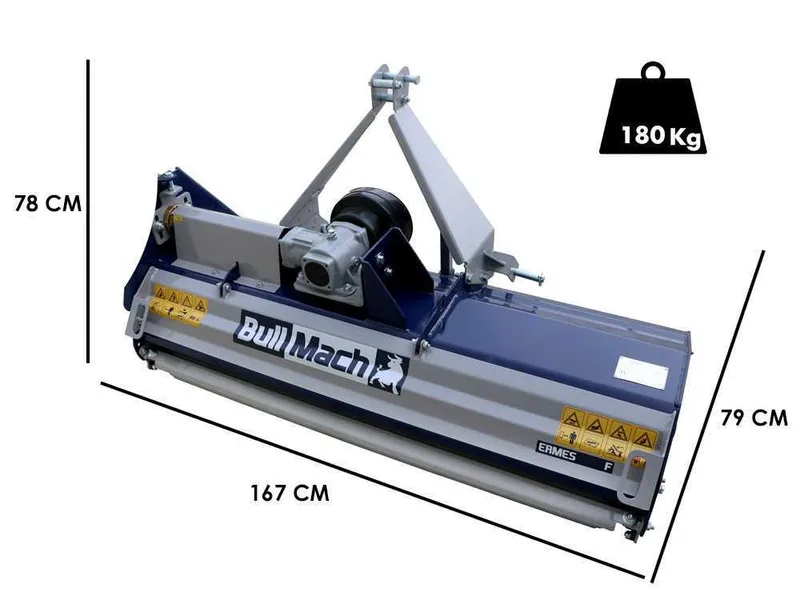 BullMach ERMES 155 F - Broyeur sur tracteur - Série légère