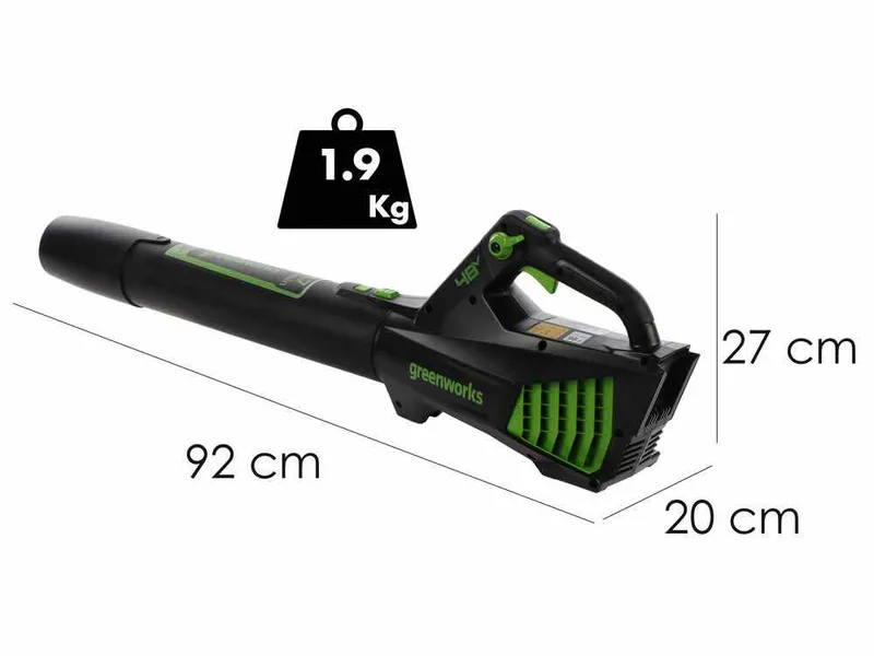 Greenworks GD48AB - Souffleur à batterie axial