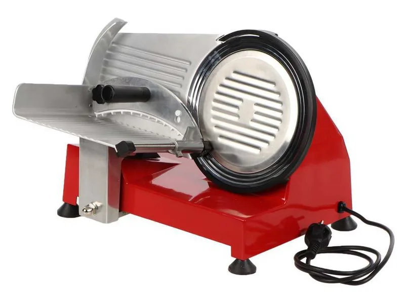 Celme ALFA 220 Rouge - Trancheuse à jambon avec lame en acier 220 mm