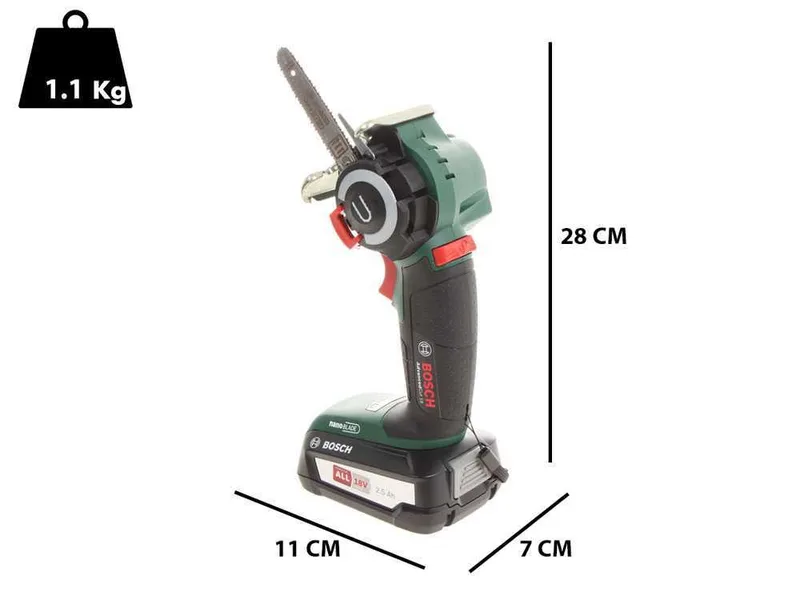 Scie à coupe droite NanoBlade sur batterie bosch advanced cut 18