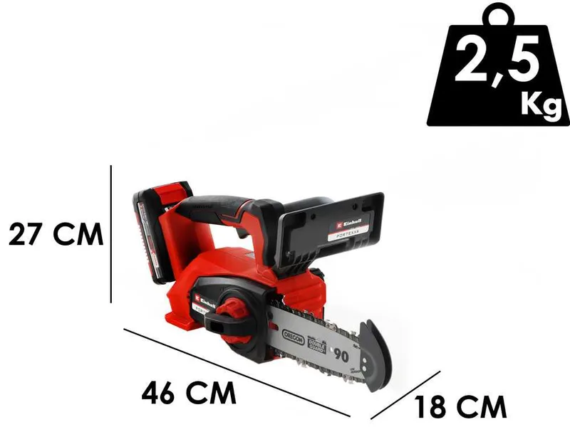 Einhell Fortexxa 18/20 TH - Tronçonneuse de taille à batterie