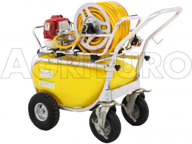 Pompe agricole thermique sur chariot en aluminium GeoTech SP 1050 2S ALU - 2 temps à mélange