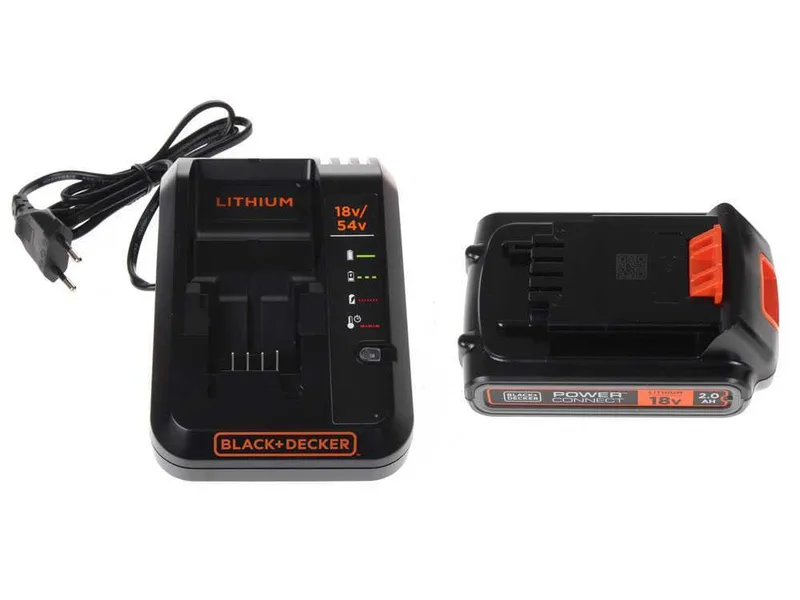 Starter Kit - Chargeur rapide 2 Ah 18/54V + Batterie 18V 2Ah BDC2A20-QW - Black & Decker
