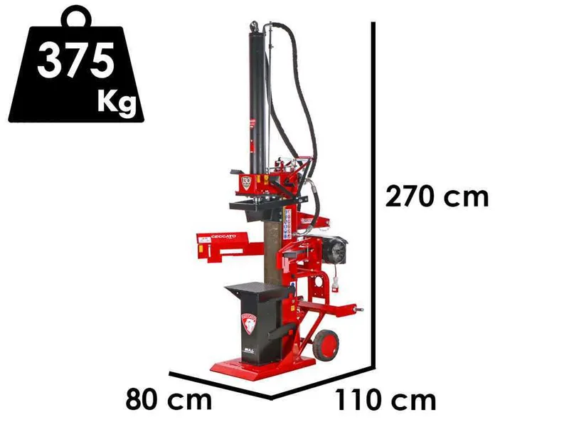 Ceccato olindo SPLE20 - Fendeuse à bois électrique - Verticale - 400V