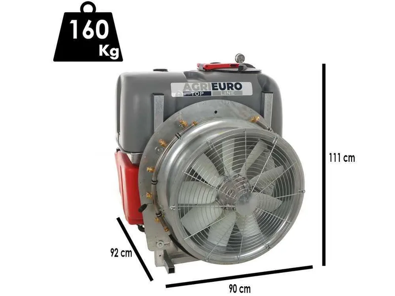 Gray 200/60 - Atomiseur porté avec attelage pour tracteur - Capacité 200 L - Pompe AR503