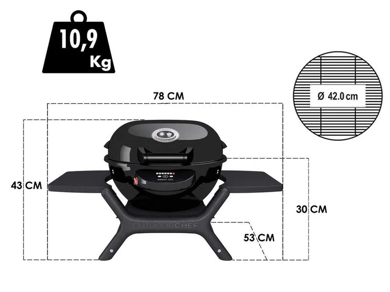 Outdoorchef MiniChef 420 E - Barbecue électrique portable