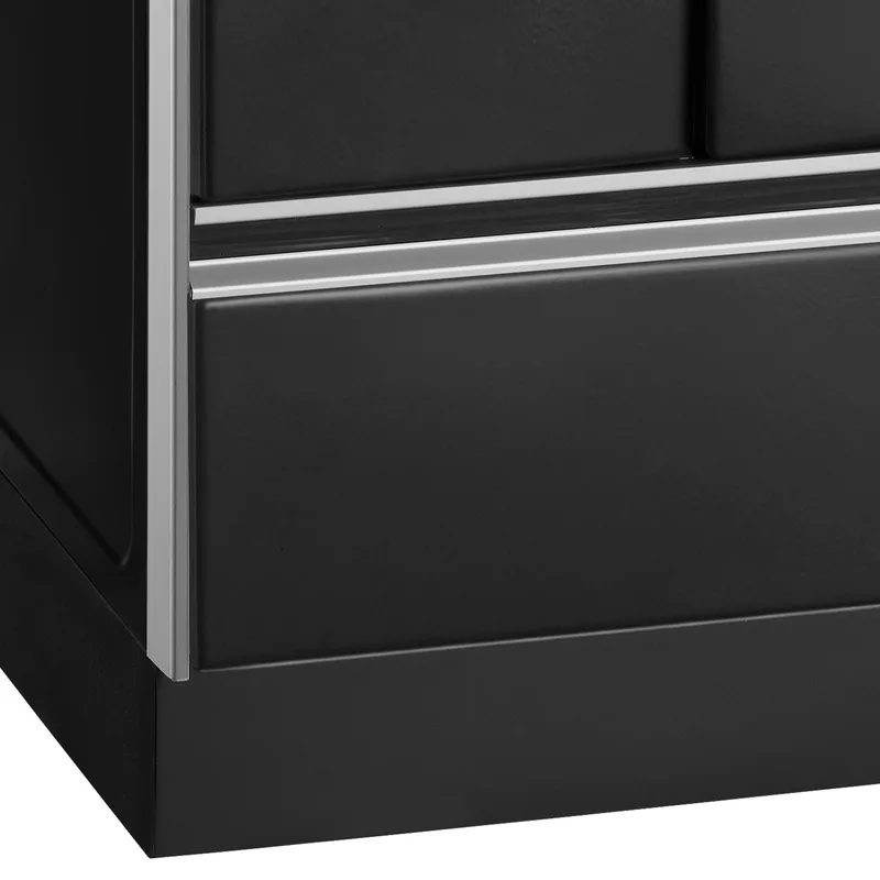 Westminster K76-70 cuisinière à bois acier noir, droite