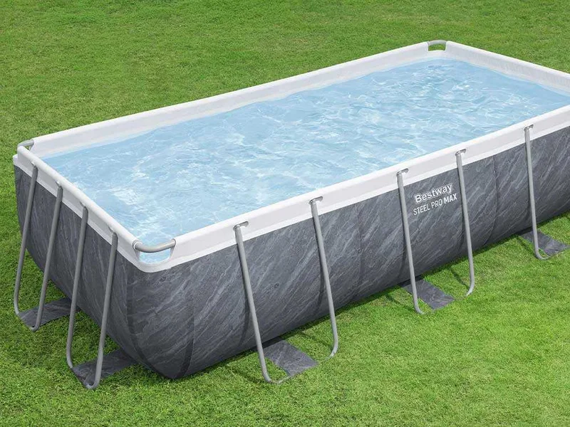 Bestway Steel Pro Max 56721 - 404 x 201 x 100 cm - Piscine hors-sol pour 5-6 personnes