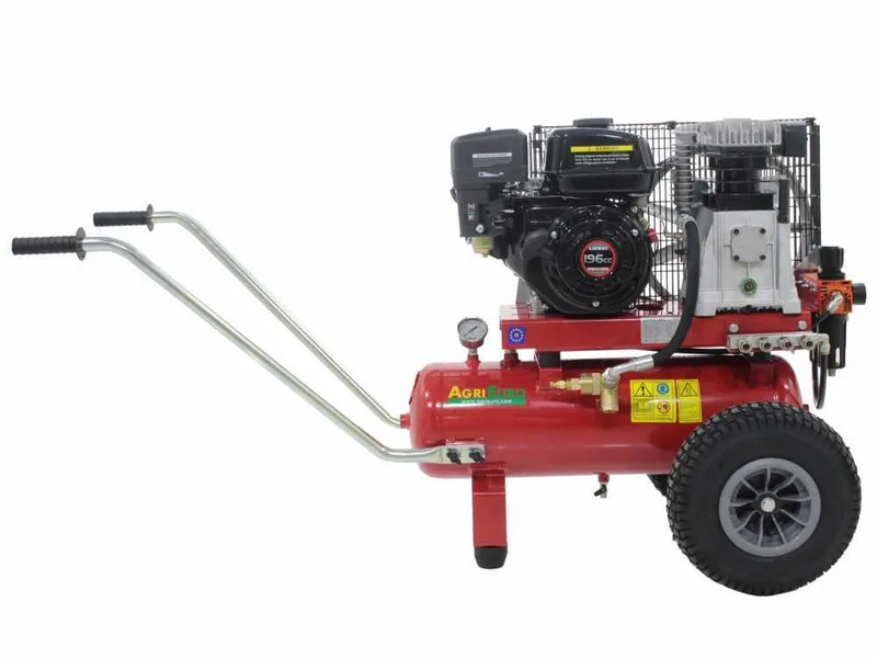 Motocompresseur avec moteur Loncin AgriEuro CB 25/520 LO compresseur thermique à essence