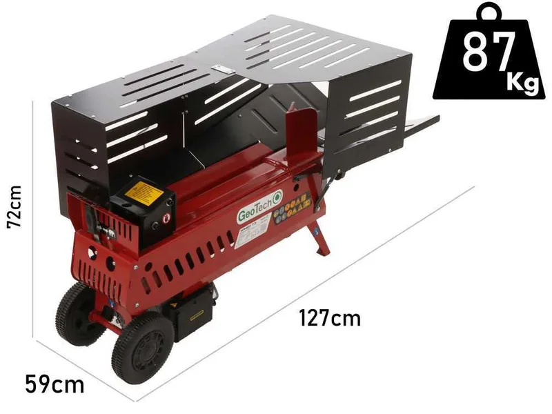 GeoTech SPHED 7.5 - Fendeuse à bois électrique - Horizontale - 230V