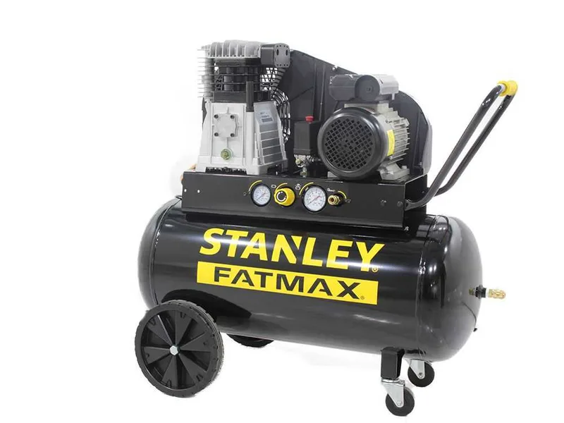 Stanley Fatmax B 400/10/100 - Compresseur d'air électrique monophasé à courroie - Moteur 3 CV - 100 L