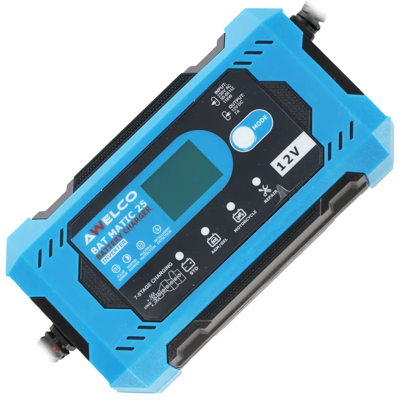 Awelco BAT MATIC 25 - Chargeur et mainteneur de charge - 12 V