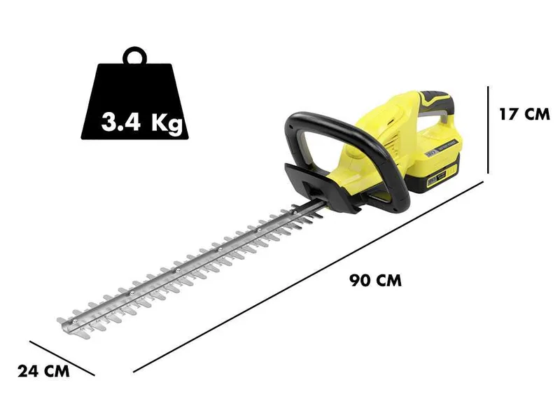 Karcher HGE 18-45 - Taille-haie à batterie - Lame de 45 cm
