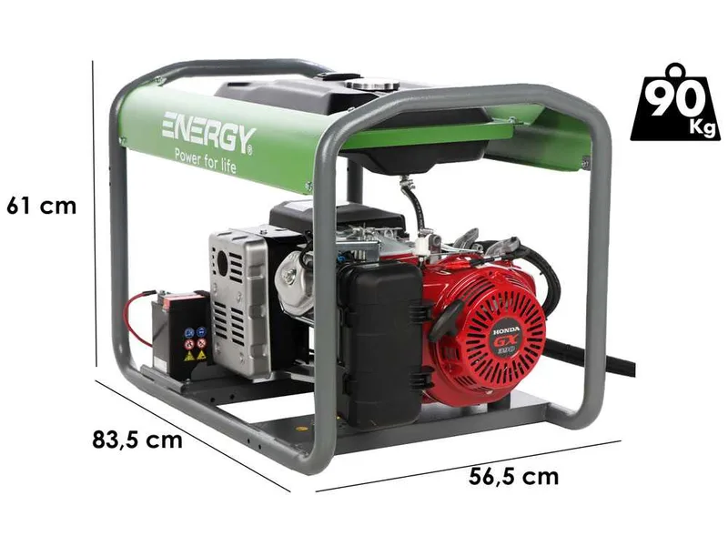 ENERGY EY-7MBE-A - Groupe électrogène monophasé - Honda GX390