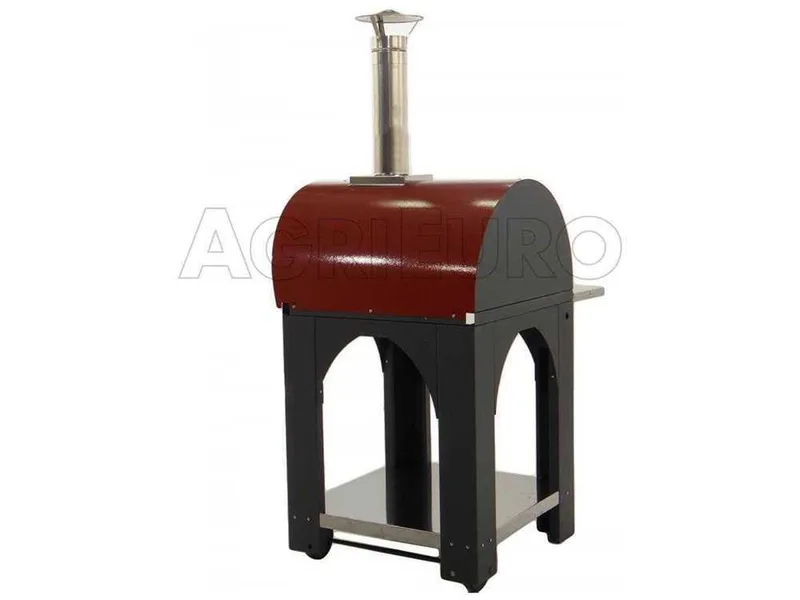 Cibus Red four à bois d'extérieur pour pizza - 2 pizzas