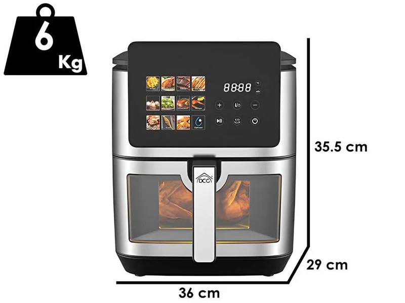 DCG FR3609D - Friteuse à air chaud 9L