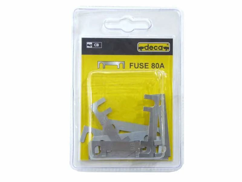 Fusible 80A Deca - fusibles LAMA - lot de 10 pièces