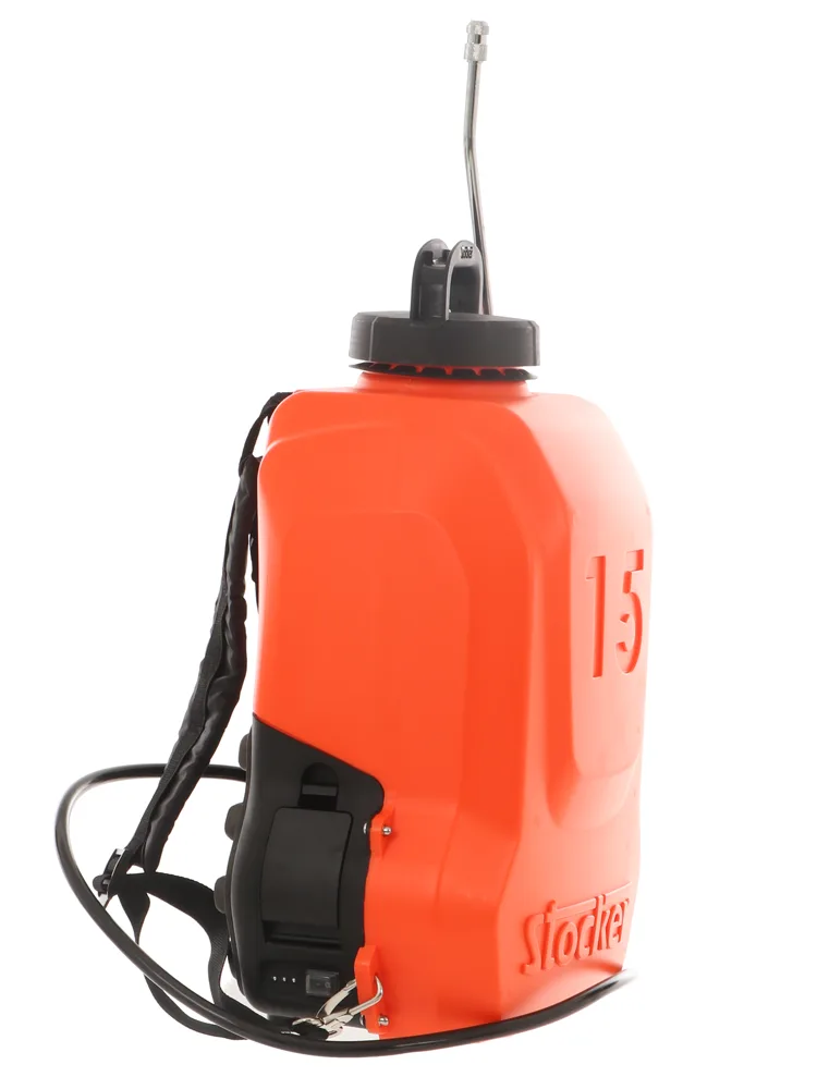 Pulvérisateur à dos Stocker - batterie au Lithium, capacité réservoir 15 litres
