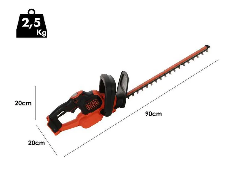 Black & Decker GTC18452PCB-XJ - Taille-haie à batterie