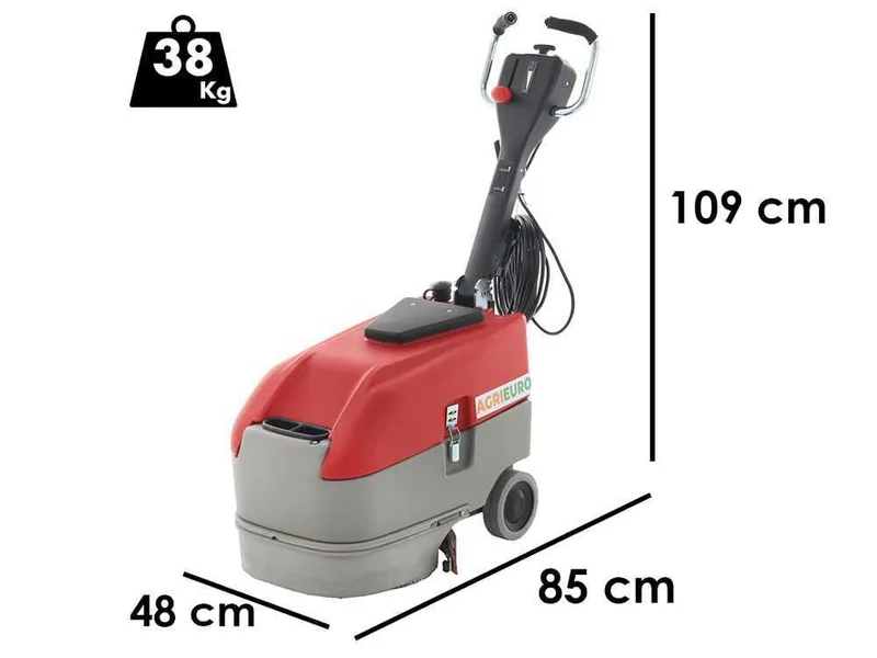 Autolaveuse électrique U.T. LP-350-E - 3 en 1 : lave, sèche et aspire